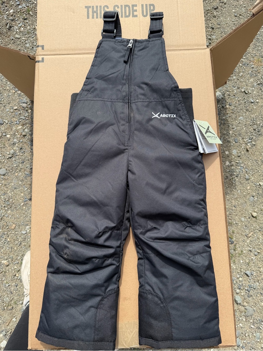 Arctix Black Kids' Insulated Snow Bib Overalls 3T